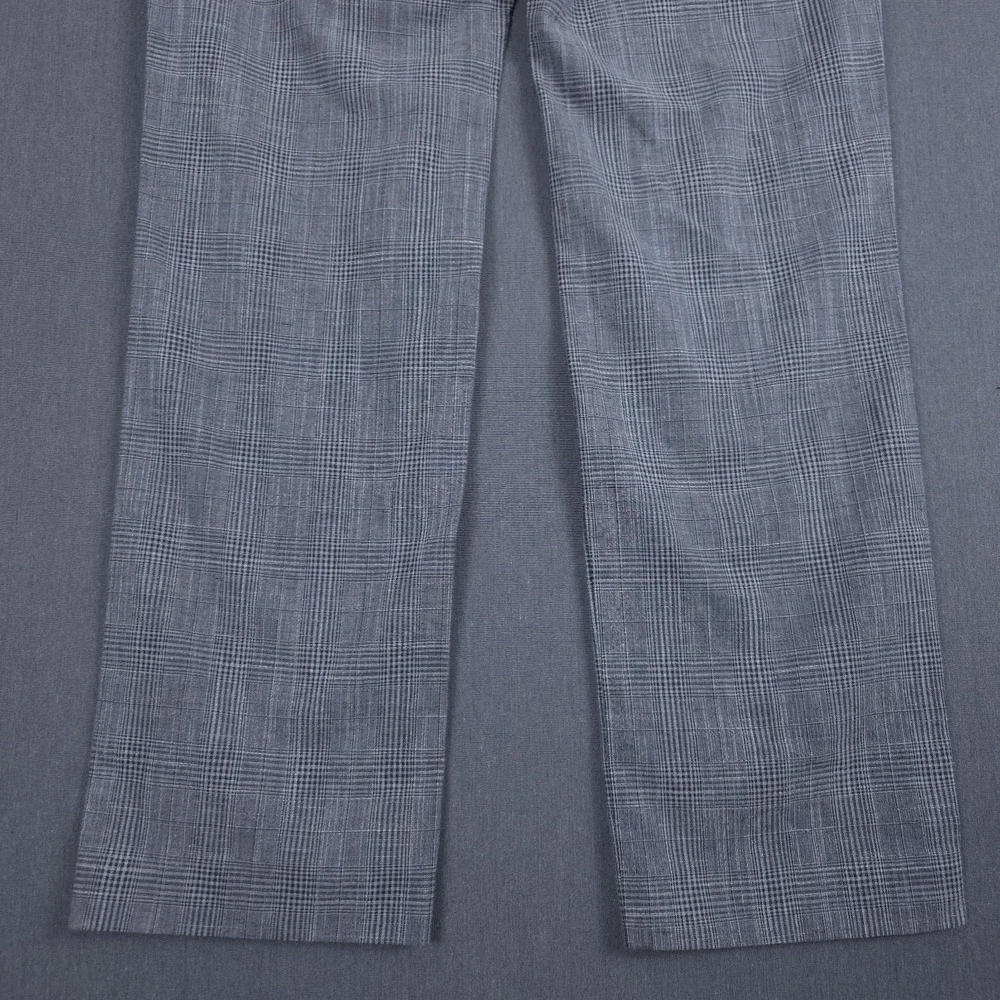 Bonobos Tollegno 1900 Dress Pants Mens 32x32‎ (Fits 32x31) Glen Check Wool Blend